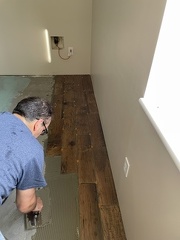 Laying 1st Section of Tile2